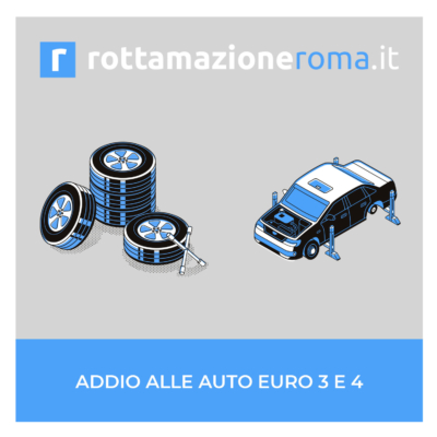 Addio alle auto Euro 3 e 4